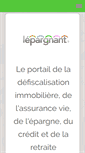 Mobile Screenshot of lepargnant.fr